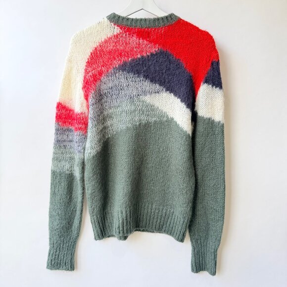 Diesel Made in Italy Mohair Wool Knit Sweater Multicolor Size M D48 - Picture 2 of 9